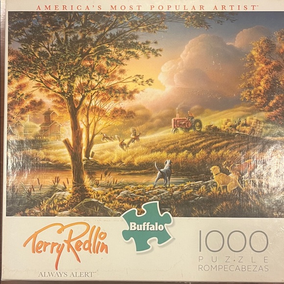 Buffalo Games Other - Buffalo Terry Redlin Always Alert Puzzle - Warm Tones 1000 pieces